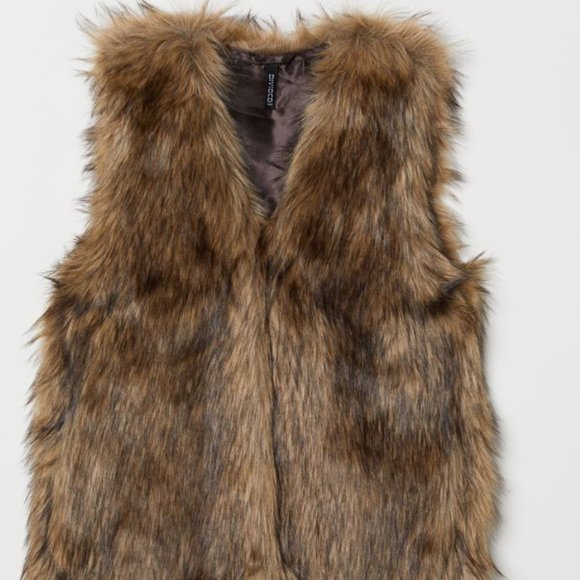 H&M Jackets & Blazers - H&M Faux Fur Vest